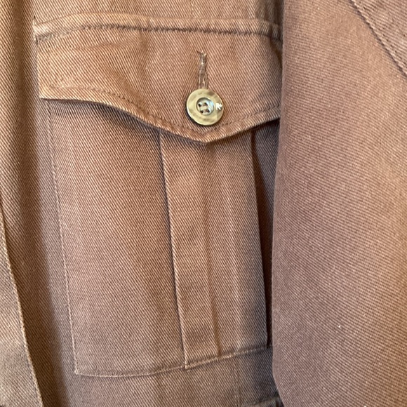 Vintage Rocawear choclate brown denim jacket.3XL - Picture 3 of 7